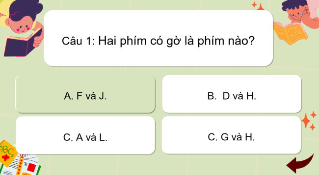 Game khởi động Tin học 4 Bài 2