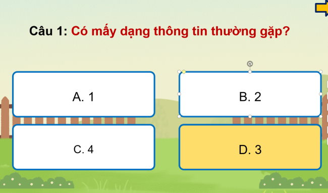 Game khởi động Tin học 4 Bài 3