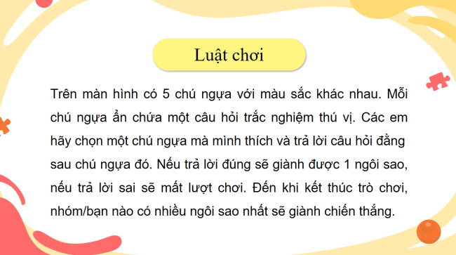 Game khởi động Tin học 4 Bài 4
