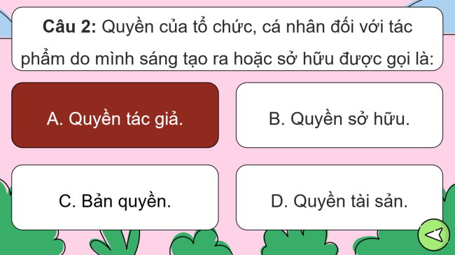 Game khởi động Tin học 4 Bài 1