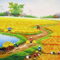 Trò chơi khởi động Tiếng Việt 2 Bài 30: Cánh đồng quê em