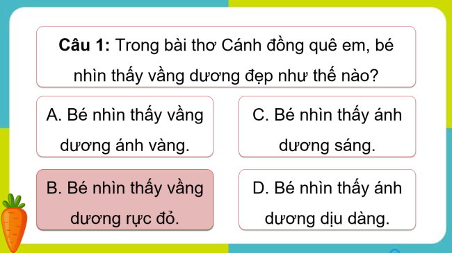 Game khởi động Tiếng Việt 2 Bài 30