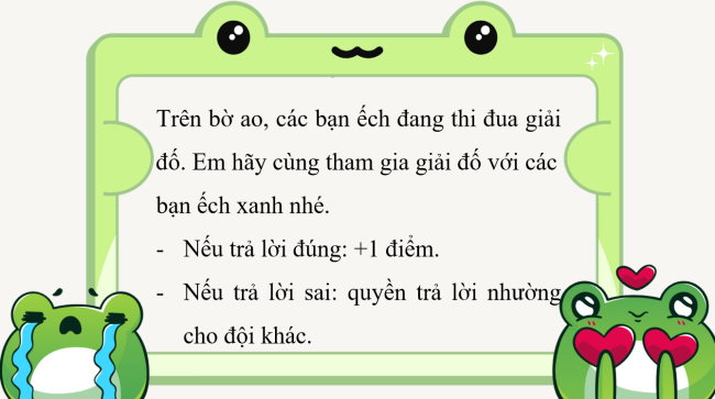 Game khởi động Toán 2 Bài 71