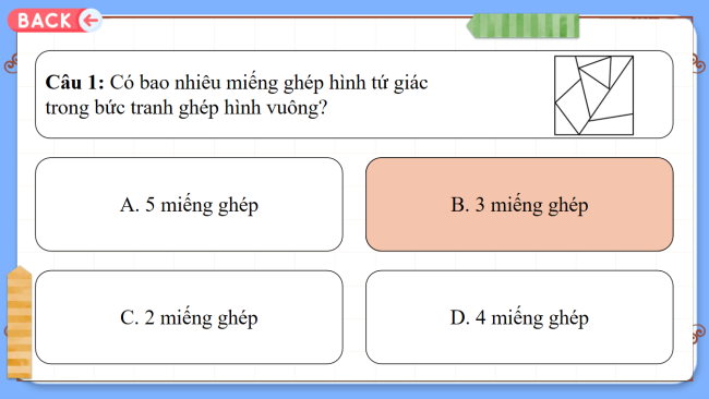 Game khởi động Toán 2 Bài 72