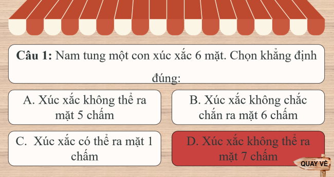 Game khởi động Toán 2 Bài 74