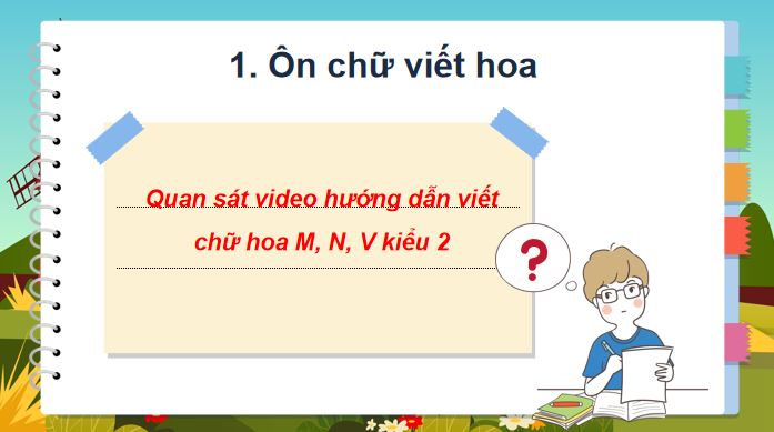 tieng viet 3 bai 30 on chu hoa m n v 3*565178
