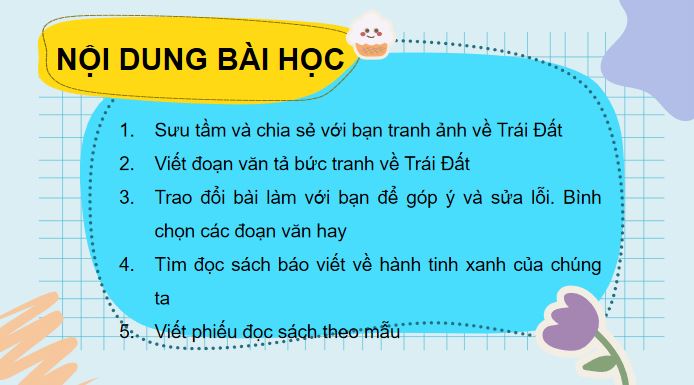 tieng viet 3 bai 30 viet doan van ta buc tranh ve trai dat 2*565193