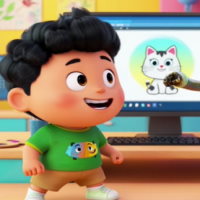 Video AI khởi động Tin học 5 Bài 8A: Làm quen với phần mềm đồ họa