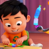 Video AI khởi động Tin học 5 Bài 9B: Thực hành tạo đồ dùng gia đình theo video hướng dẫn