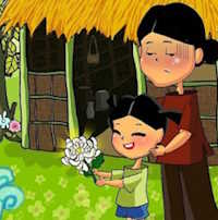 Giáo án mầm non: Truyện Bông hoa cúc trắng