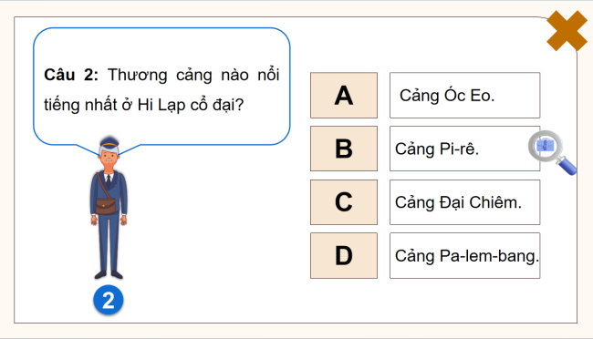 Game khởi động Lịch sử 6 Bài 10