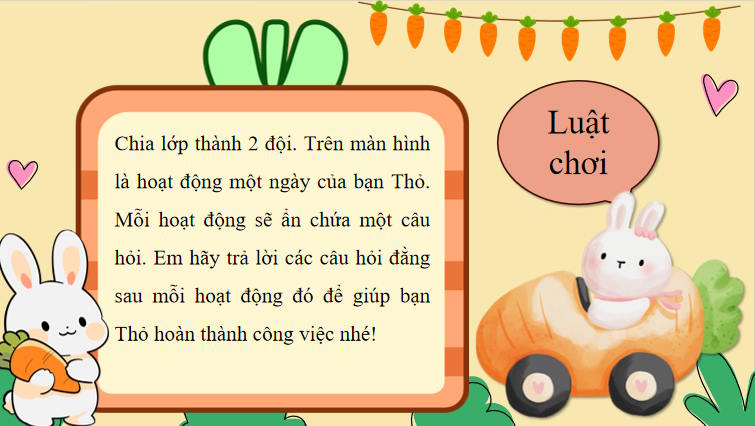Trò chơi khởi động Tin học 8 Bài 11a