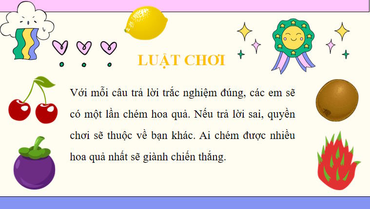 Trò chơi khởi động Tin học 8 Bài 8b