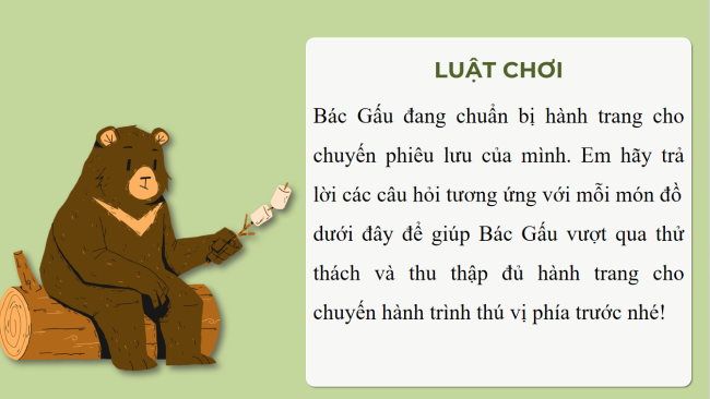Game khởi động Lịch sử 6 Bài 1