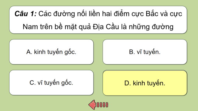 Game khởi động Lịch sử 6 Bài 1