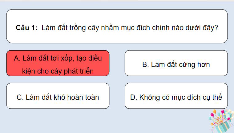 Trò chơi khởi động Công nghệ 7 Bài 2