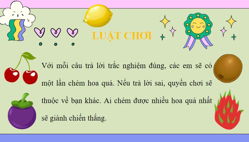 Trò chơi khởi động Công nghệ 7 Bài 4