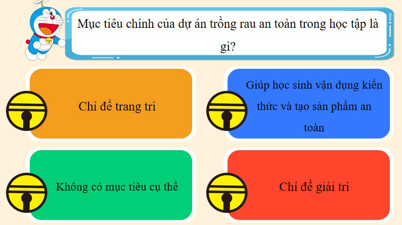 Trò chơi khởi động Công nghệ 7 Bài 6