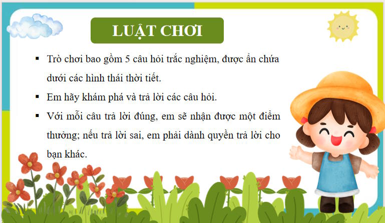 Trò chơi khởi động Công nghệ 7 Bài 7