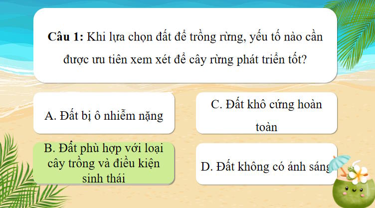 Trò chơi khởi động Công nghệ 7 Bài 8