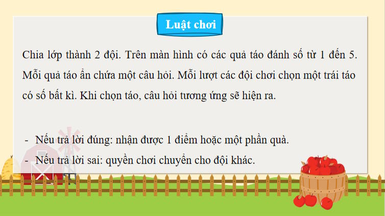 Trò chơi khởi động Công nghệ 7 Bài 9
