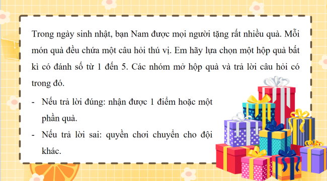 Game khởi động Khoa học 4 Bài 2