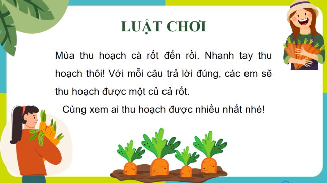 Game khởi động Khoa học 4 Bài 6