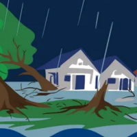 Trò chơi khởi động Khoa học 4 Bài 6: Gió, bão và phòng chống bão