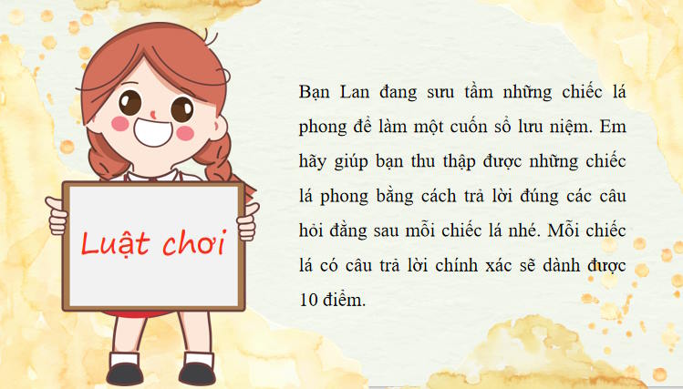 Trò chơi khởi động Tin học 7 Bài 8