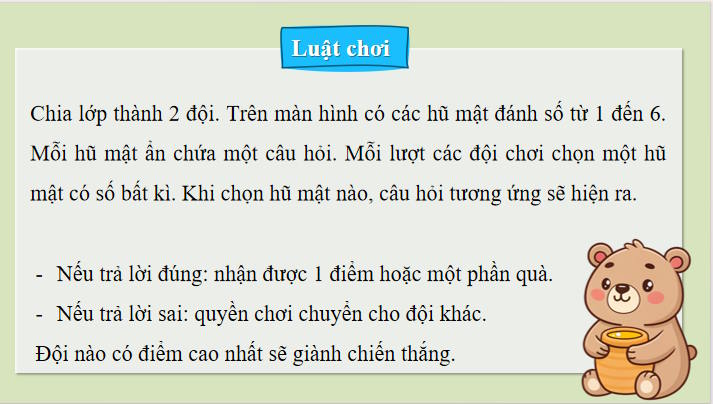 Trò chơi khởi động Công nghệ 7 Bài 11