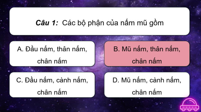 Game khởi động Khoa học 4 Bài 19
