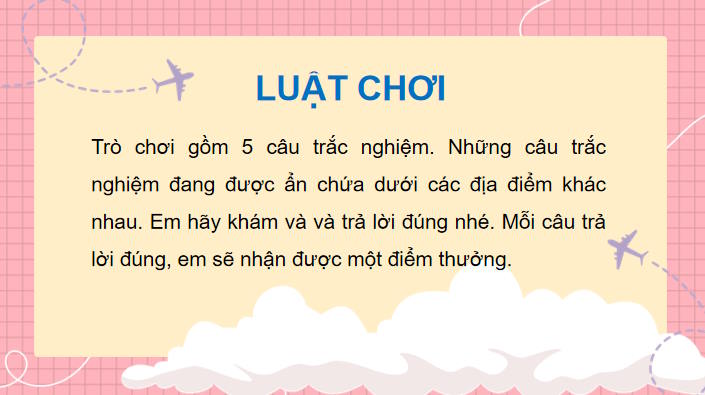 Trò chơi khởi động Toán 8 Bài 9