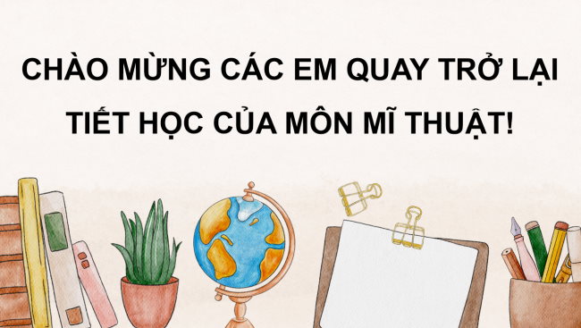 PowerPoint Mĩ thuật 4 Chủ đề 8