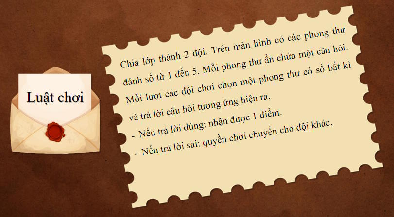 Trò chơi khởi động KHTN 7 Bài 14