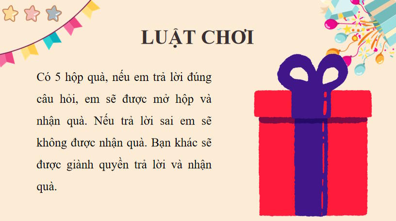 Trò chơi khởi động KHTN 7 Bài 9