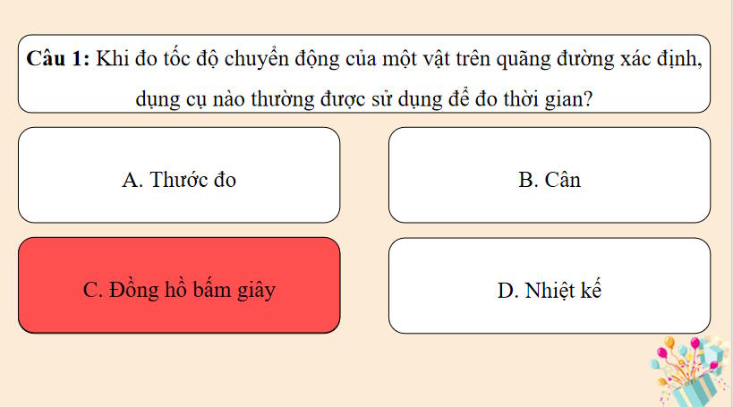 Trò chơi khởi động KHTN 7 Bài 9