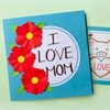 Giáo án mầm non: Trang trí thiệp tặng bà, tặng mẹ