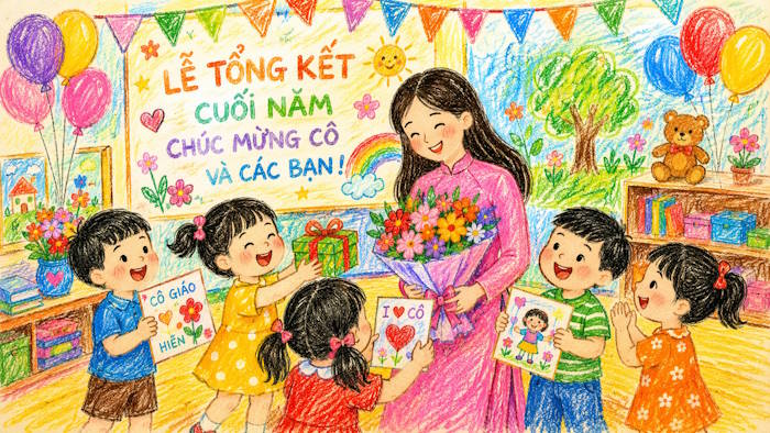 Lời cảm ơn cô giáo mầm non hay và ý nghĩa