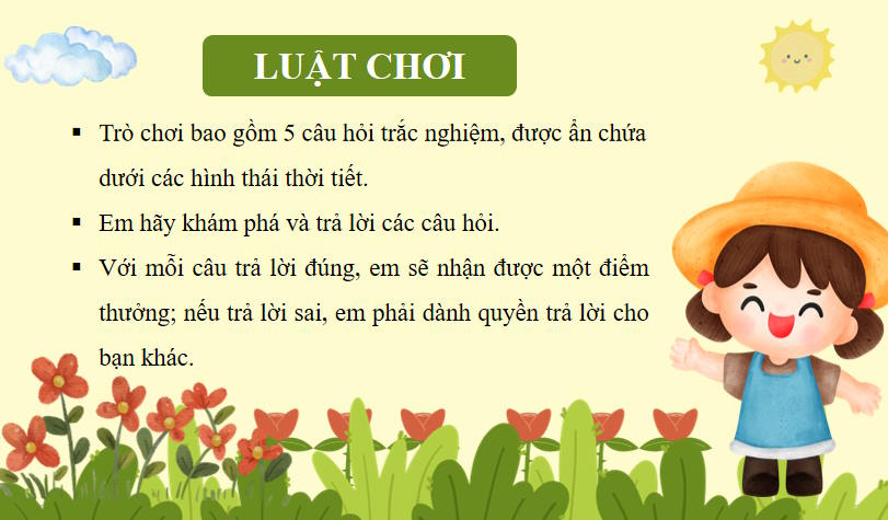 Game khởi động KHTN 7 Bài 17