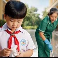Video AI khởi động Đạo đức 1 Bài 14: Giữ vệ sinh trường, lớp