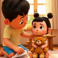 Video AI khởi động Đạo đức 1 Bài 9: Chăm sóc, giúp đỡ em nhỏ