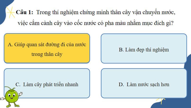 Game khởi động Khoa học tự nhiên 7 Bài 32