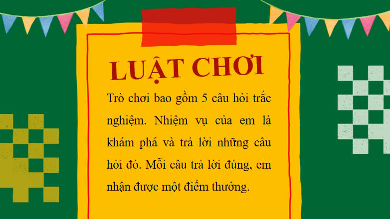 Game khởi động Khoa học tự nhiên 7 Bài 35