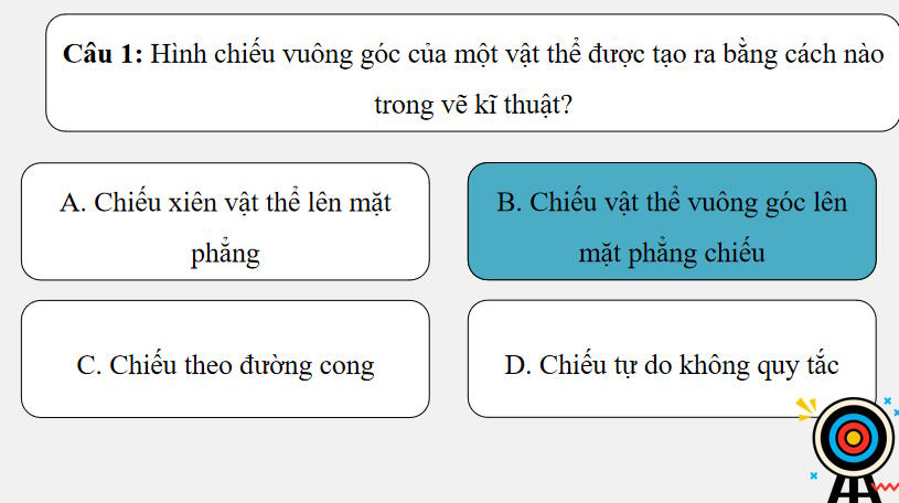 Trò chơi khởi động Công nghệ 8 Bài 2