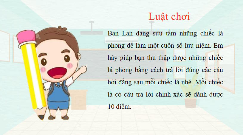 Trò chơi khởi động Công nghệ 8 Bài 5
