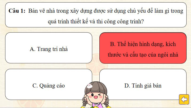Trò chơi khởi động Công nghệ 8 Bài 5