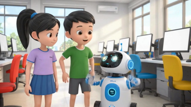 Hình ảnh Video khởi động Tin học 3 Bài 4