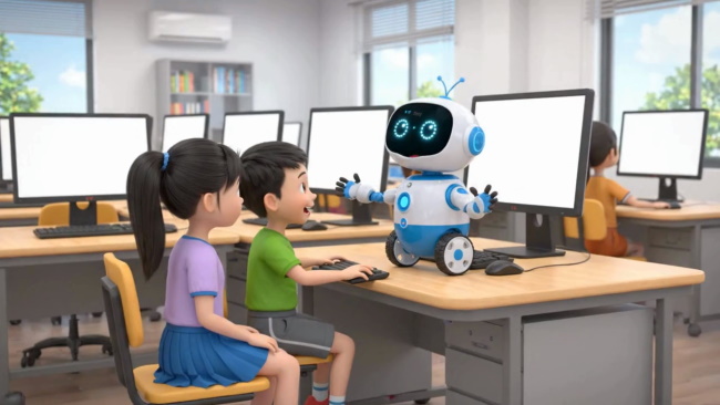 Hình ảnh Video khởi động Tin học 3 Bài 5