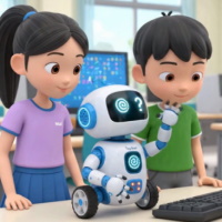 Video AI khởi động Tin học 3 Bài 5: Sử dụng bàn phím