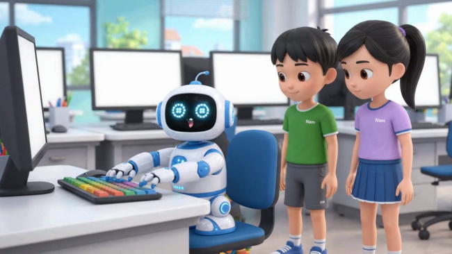 Hình ảnh Video khởi động Tin học 3 Bài 5